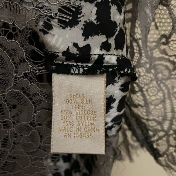 NEW Gold Hawk Cheetah Print Silk Slip Mini Dress Size Small - Picture 7 of 8